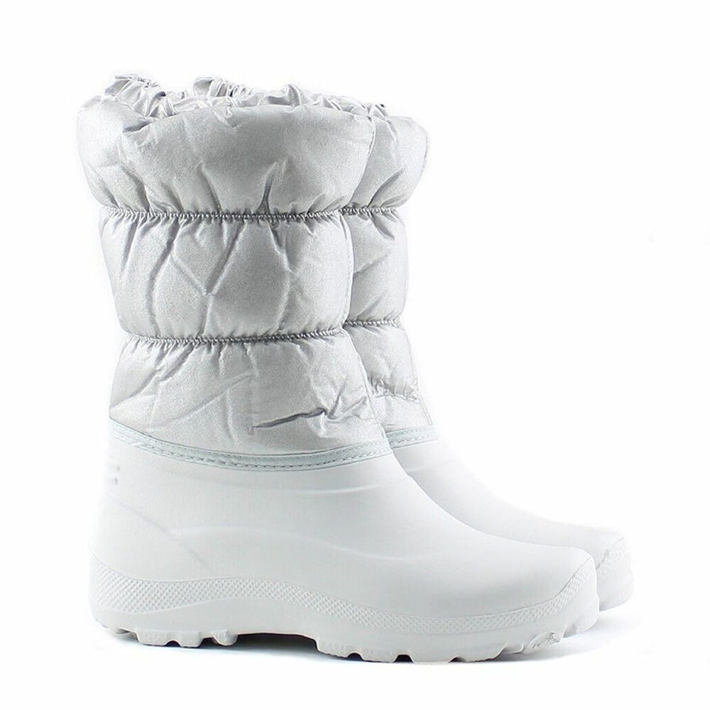 Сапоги женские из ЭВА с комбинированным верхом -20, Д426 (жемчужный, 37-38)