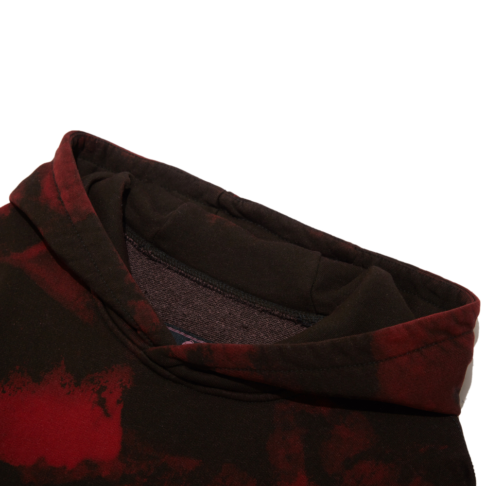 Hoodie City Camo Red/Black Patch Logo