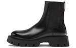 ZARA Leather Short Chelsea Boots Men"s Black