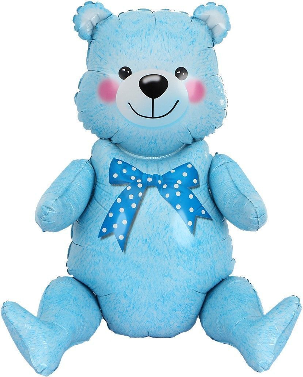 Шар 3D Фигура "Сидячий мишка" 65 см