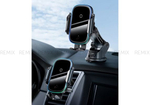Автомобильный держатель с беспроводной быстрой зарядкой Baseus Light Electric 15W WXHW03-01 Черный