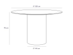 Стол обеденный Mono D120/D44/H75