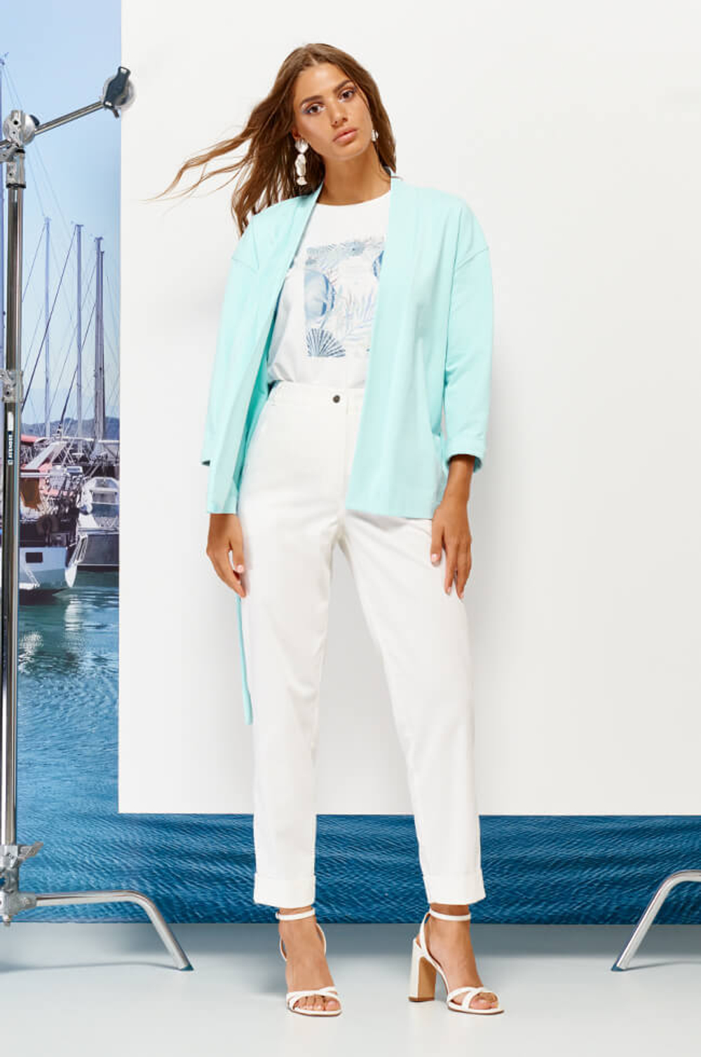 1789 Жакет женский (аква)