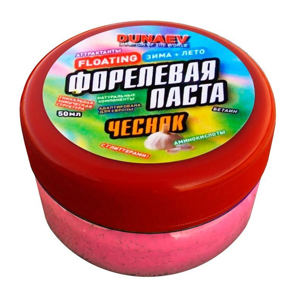 Паста Dunaev 50 мл Форель Чеснок Красная