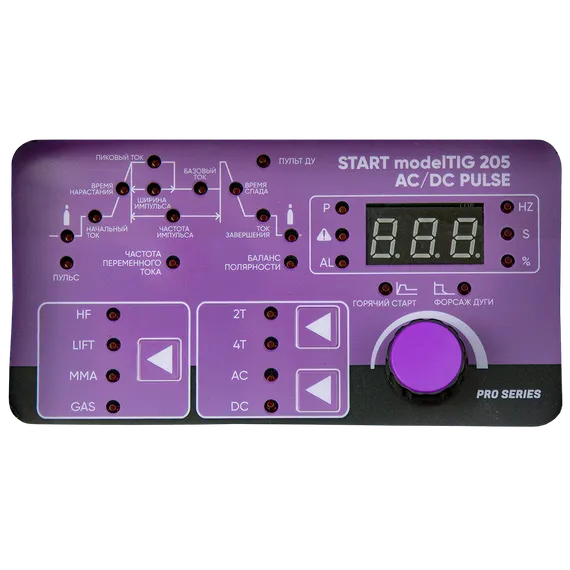 OSA START modelTIG 205 AC/DC TIG PULSE Установка аргонодуговой сварки 3W205AP — полупрофессиональный аргонодуговой сварочный аппарат tig для монтажников, 205 А