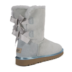 Угги Bailey Bow Metallic Sky Blue II