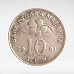 Malaysia, 10 Sen, 1991, VF