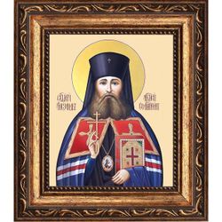 Александр (Щукин) Семипалатинский, архиепископ священномученик. Икона на холсте.