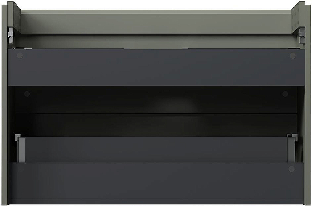 Тумба с раковиной Allen Brau Infinity 85 1.210026.CGM олива матовая