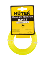 Леска Huter R2412 для триммера, 2.4 мм, круг
