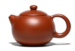250040 Чайник "Сиши" 100мл, 6,6*10,6, глина. Цвет - красный