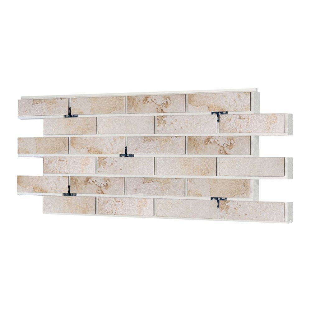 Клинкерная термопанель ППС Керамин Айдахо 3 Бежевый 1020х455 мм