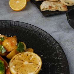 Тарелка d 27 см h2 см Black Raw Wood P.L. Proff Cuisine [3]