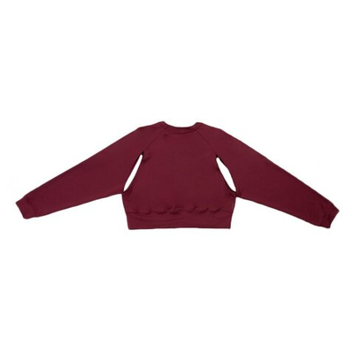 Баскетбольная женская толстовка Adidas Power Aeroready Crop Cover-Up Sweatshirt Burgundy