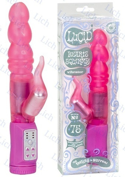 Водонепроницаемый вибратор HEARTS SQUIRMY