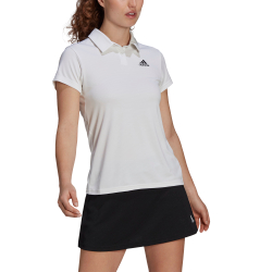 Женское поло Adidas Heat Ready Polo W - white/black