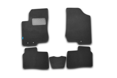 Коврики в салон для KIA Cerato 2008-2013, седан, 5 шт. (текстиль) NLT.25.26.11.110KH