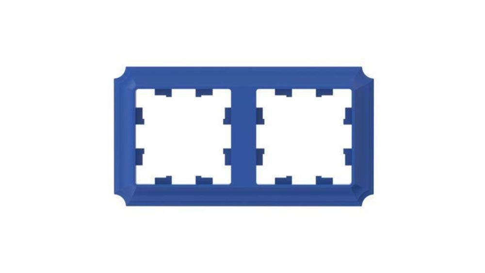 Рамка 2-м AtlasDesign Antique универс. аквамарин SE ATN101102