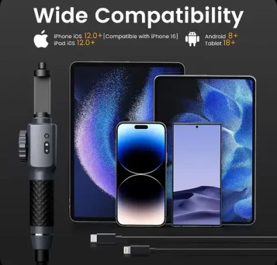 Эндоскоп ПОВОРОТНЫЙ /180 градусов/5.5мм/ручной эндоскоп