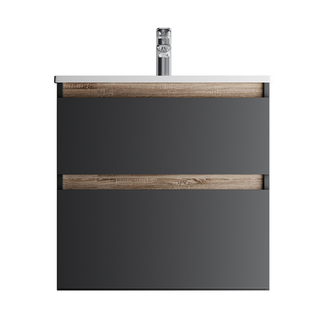 Тумба под раковину, подвесная, 65 см AM.PM X-Joy M85AFHX0652BM Черный