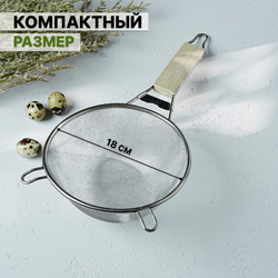 Сито с ручкой Стандарт, d=18 см