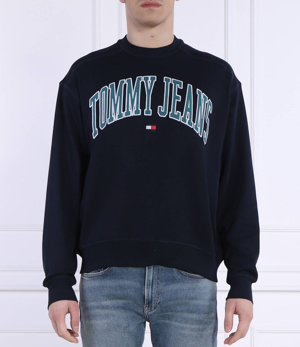 Худи BOXY POP VARSITY CREW Tommy Jeans - темно-синий(DM0DM18628)