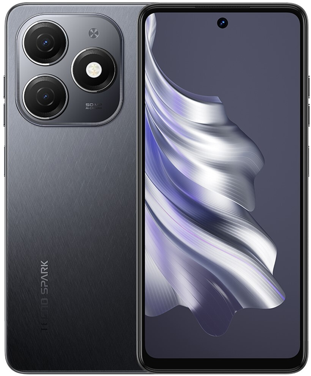 Смартфон TECNO Spark 20 (KJ5N) 8/256GB Gravity Black