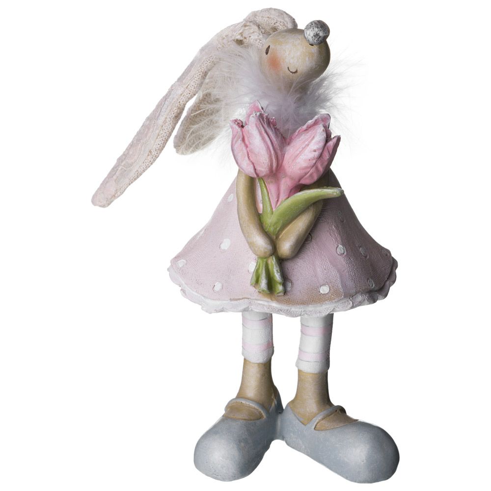 ФИГУРКА ДЕКОРАТИВНАЯ КРОЛИК 9*9*28 СМ