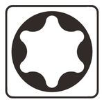 Насадка T40, 50 мм, E-form (MZ), 3 шт. Makita B-25432 T25 25 мм C-form 3 шт.