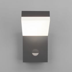 Уличный настенный светодиодный светильник Sensor IP54 с датчиком движения 1541 TECHNO LED серый