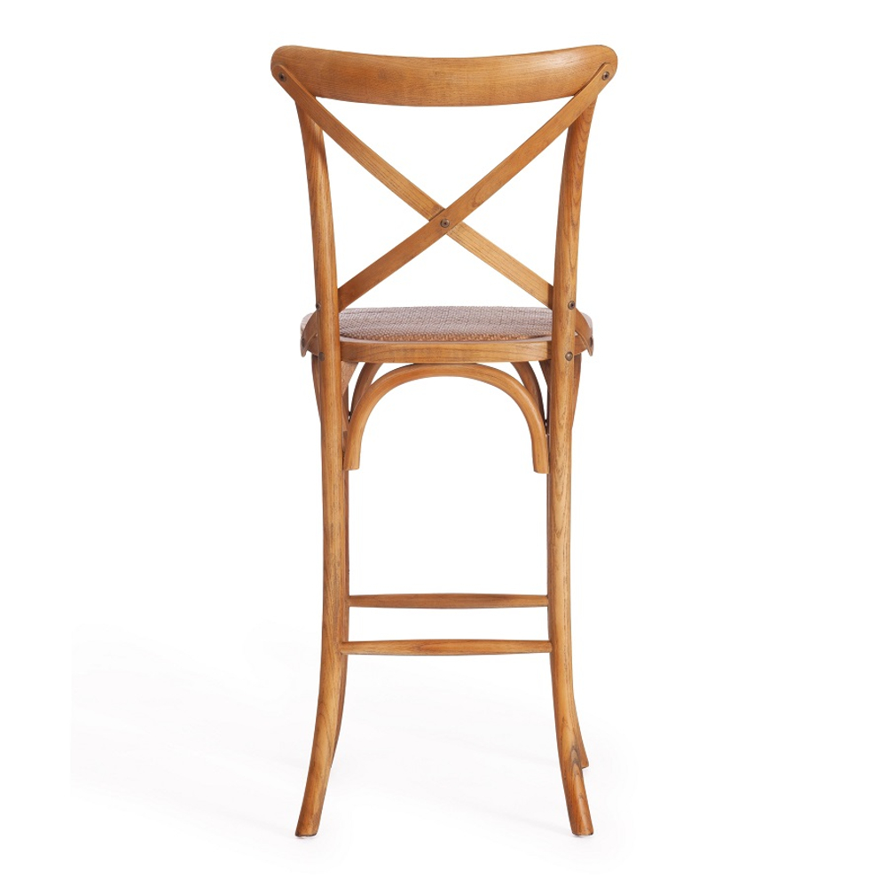 Стул CROSS BAR (mod.CE6002) дерево вяз, 49.5*52.5*117, Груша (№3)