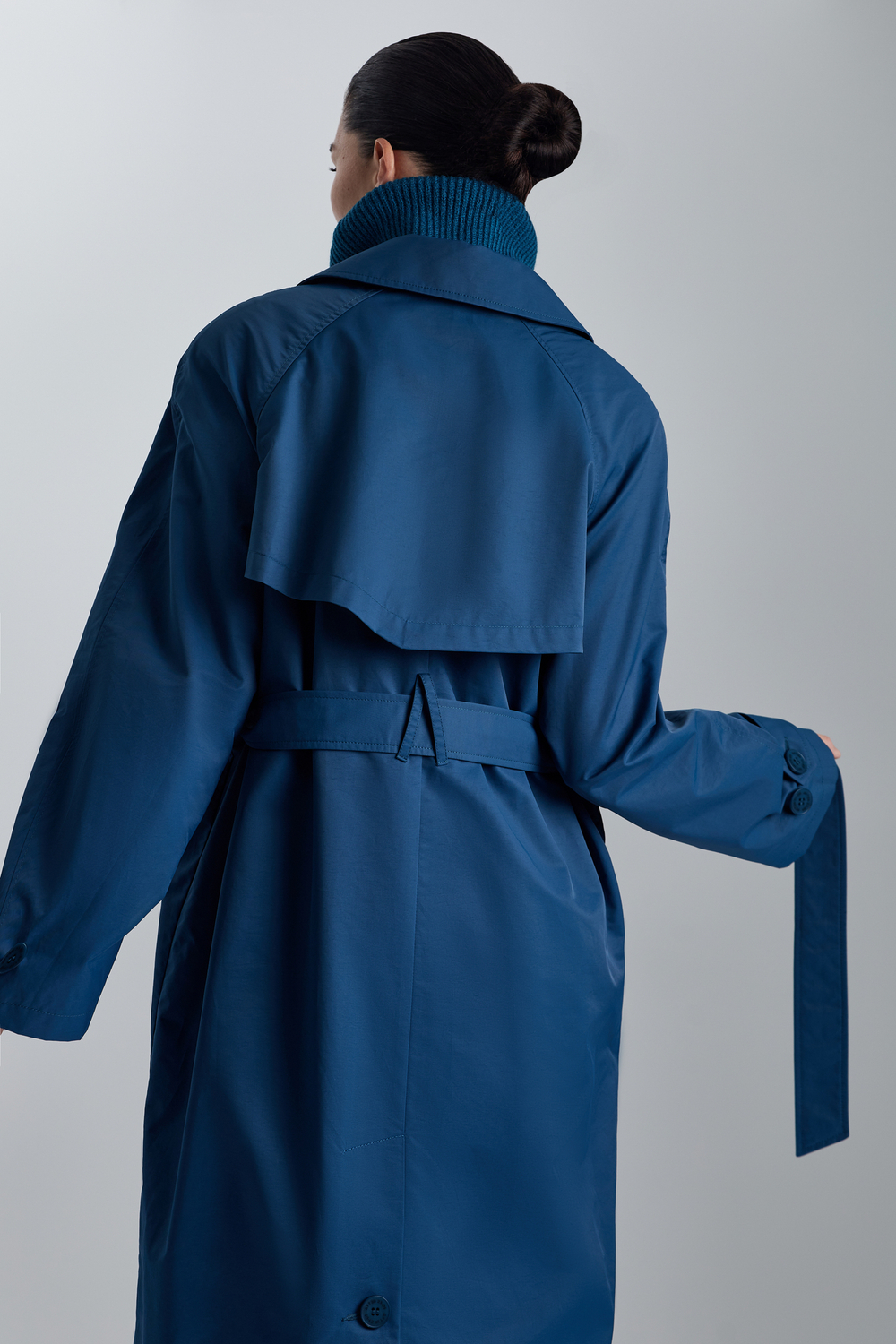 Тренч однобортный