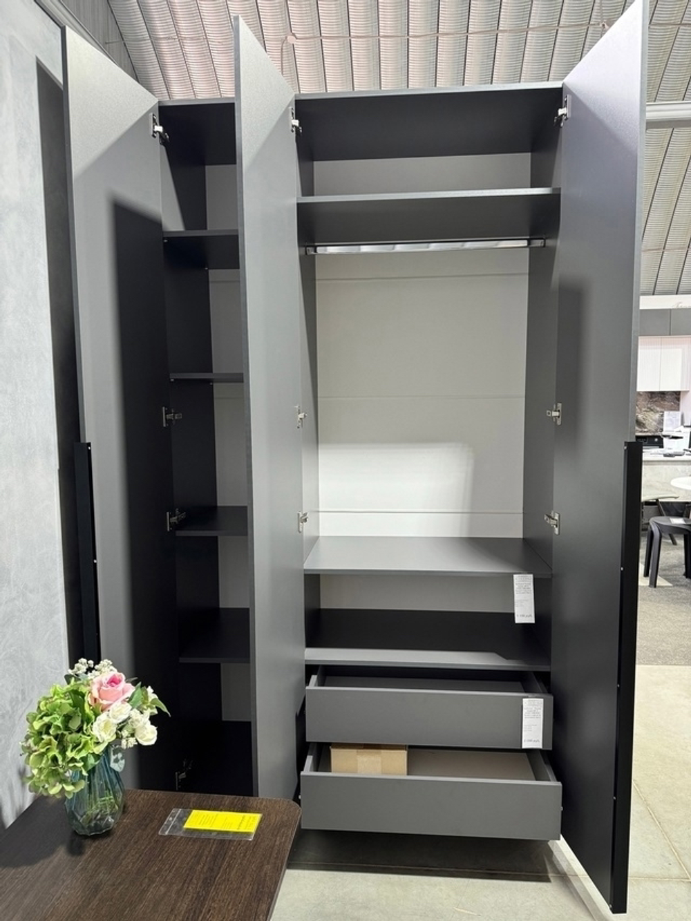 Шкаф распашной «ШК 5» Графит 120 см