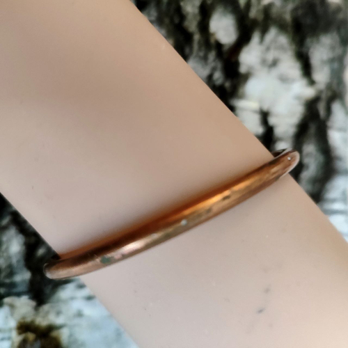 Браслет медный жесткий, толщина 5 мм