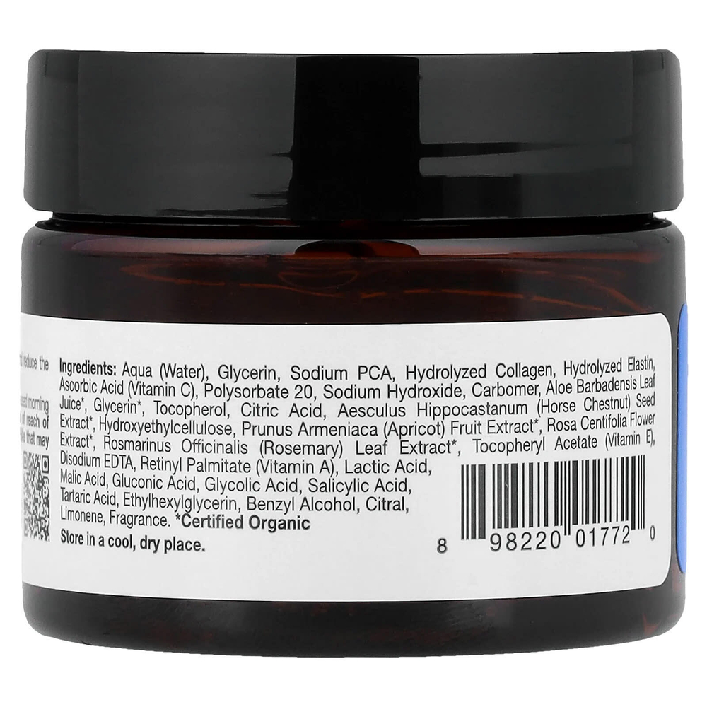 California Gold Nutrition, подтягивающая сыворотка с витамином C, гель-сыворотка для улучшения цвета кожи, 44 г (1,55 унции)