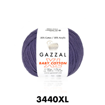 BABY COTTON XL, баклажан