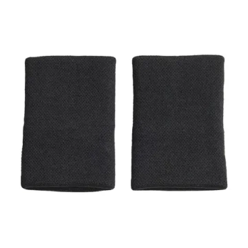 Напульсник теннисный Adidas Long Wristband (OSFM) 2P - black/iron metallic