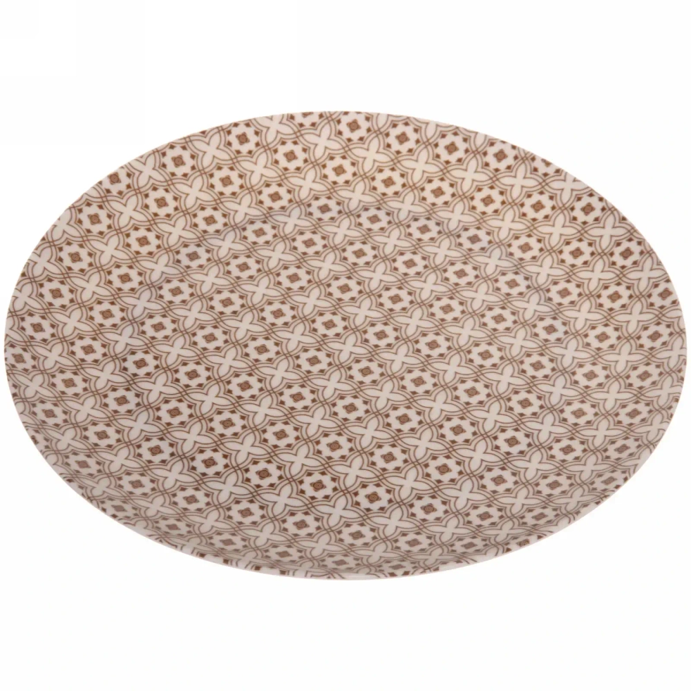 Тарелка «Eco Life» 25см, цветы