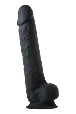 Черный фаллоимитатор-гигант XXL Dildo - 38 см.