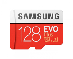 Карта памяти Samsung 128GB MicroSD EVO PLUS (MB-MC128HA/RU) + адаптер