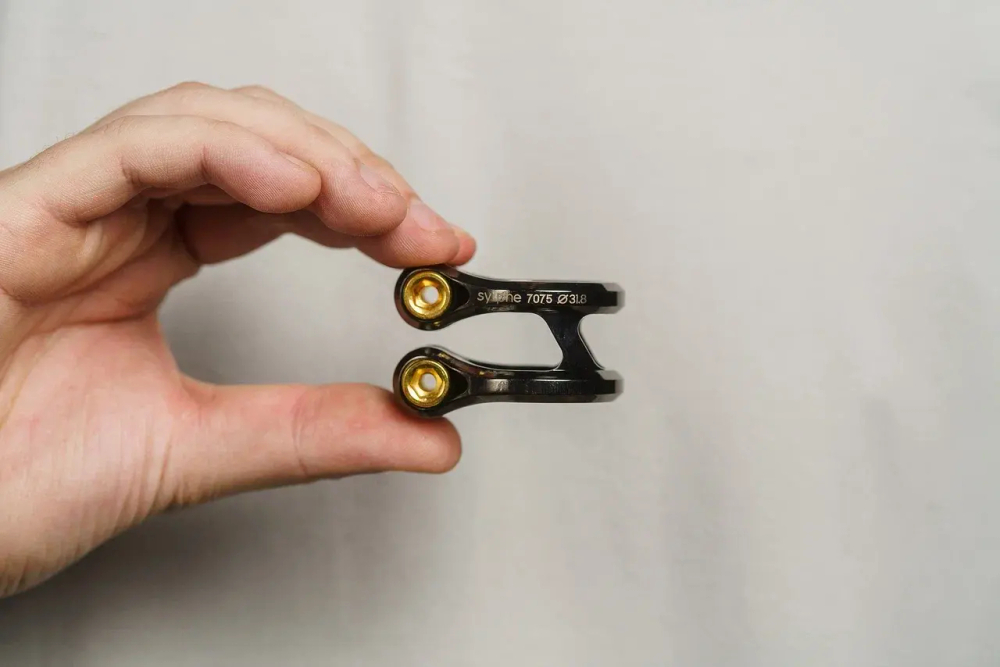Зажим Ethic sylphe double clamp 31.8 black chrome