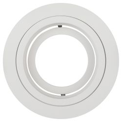 Светильник встраиваемый алюминиевый ЭРА KL84 WH под лампу MR16 GU5.3 белый