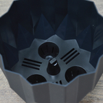 Кашпо Геометрия 0,8л, антрацит