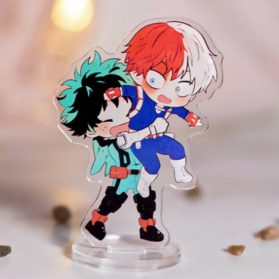 Фигурка акриловая Моя геройская академия Мидория и Шото, Boku no hero Academia