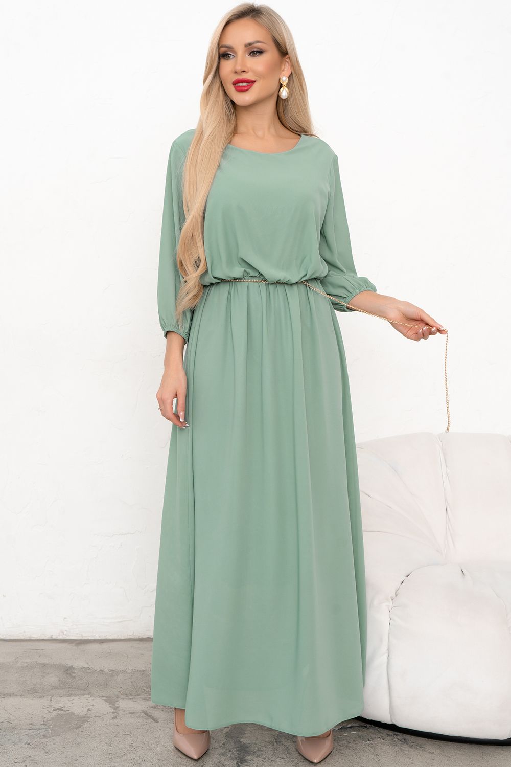 Платье Селеста (полынь)-52р-р Р11-1088/7 Nikol