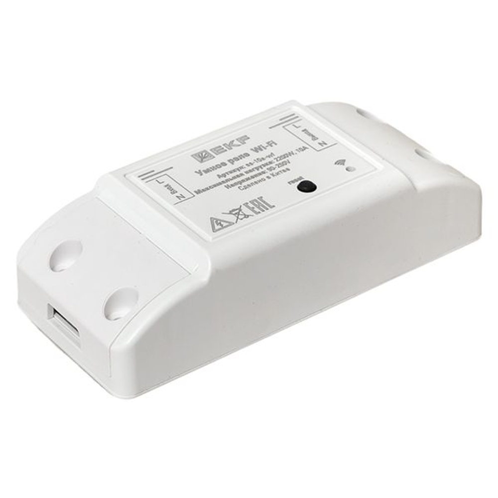 Умное реле 10А Wi-FI EKF Connect