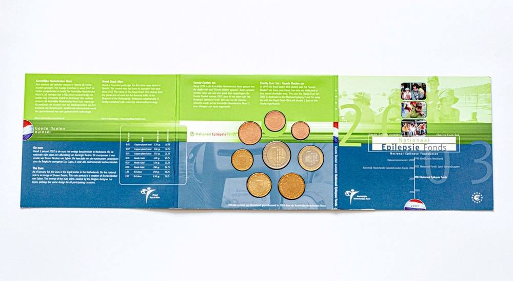 Netherlands 2003 Year Set – "Goede Doelen (Good Causes): Epilepsy Fund"