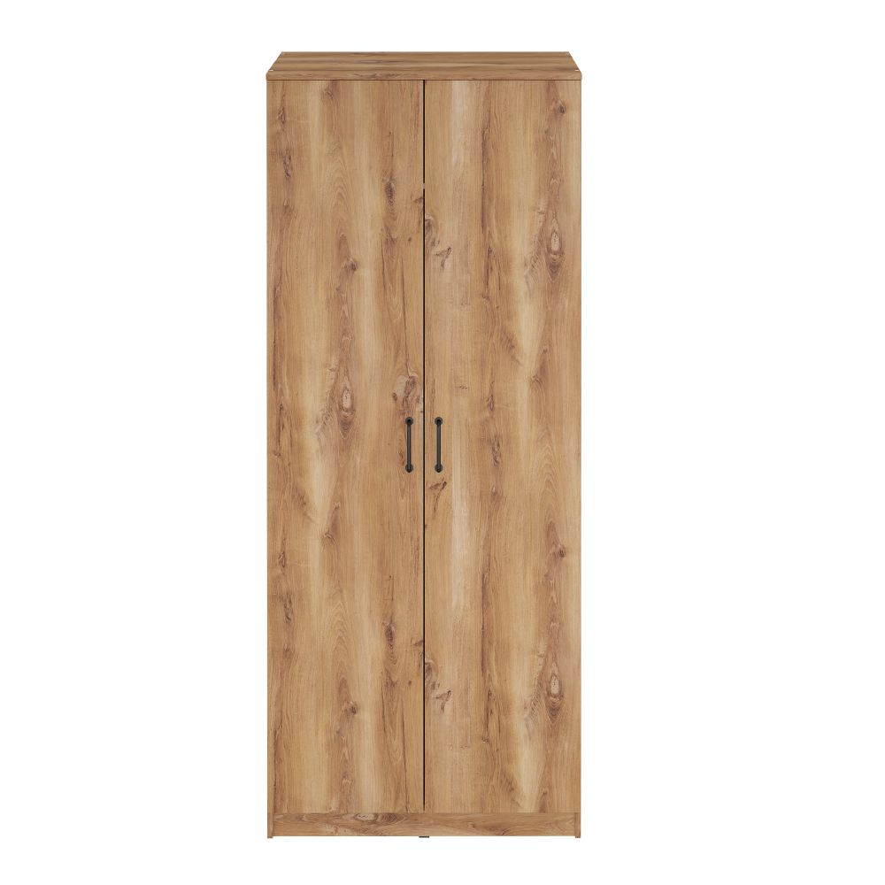 Шкаф гардеробный 800 Сеул (дуб кельтик/белый), МФ 1+1