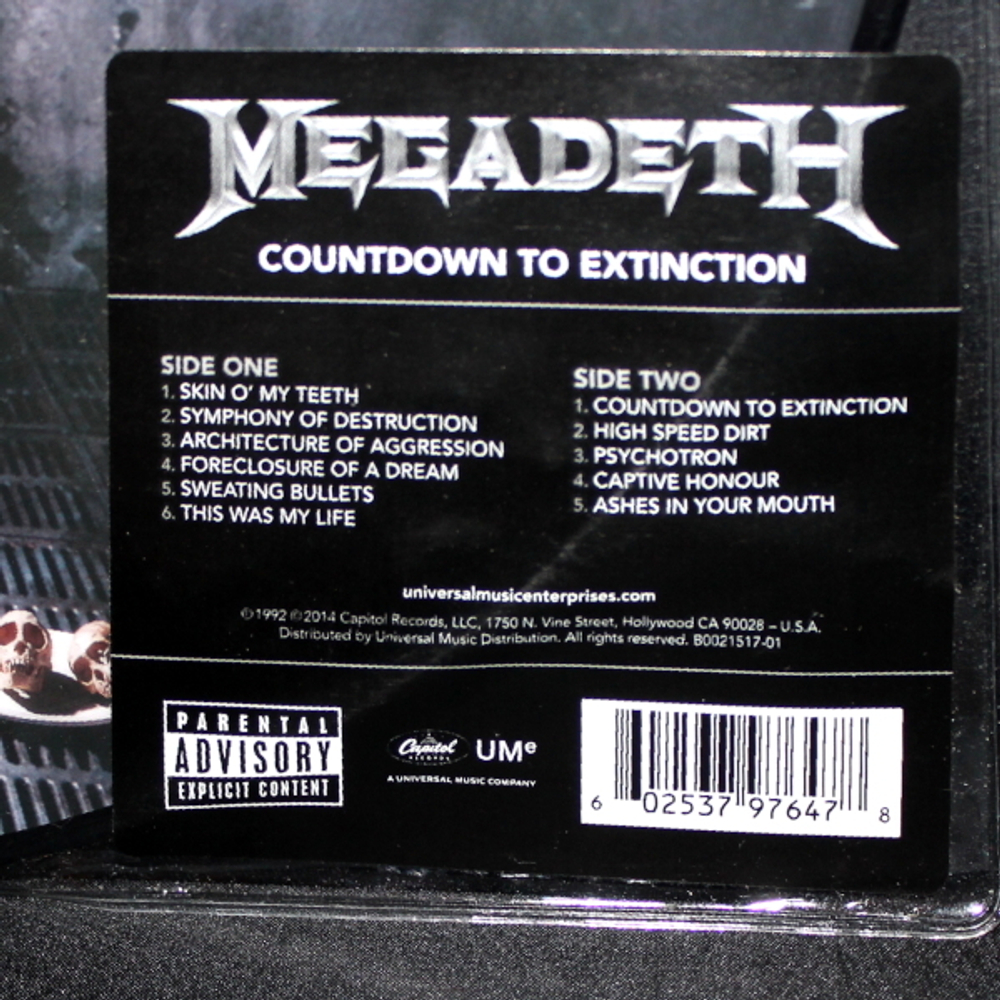 Megadeth / Countdown To Extinction (Picture Disc)(LP)