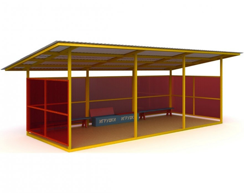 Теневой навес 21м2 ТН-3х7